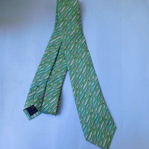 Vineyard Vines Shep & Ian Men's Made in USA 100% Silk Surf Board Tie NWT Wasabi